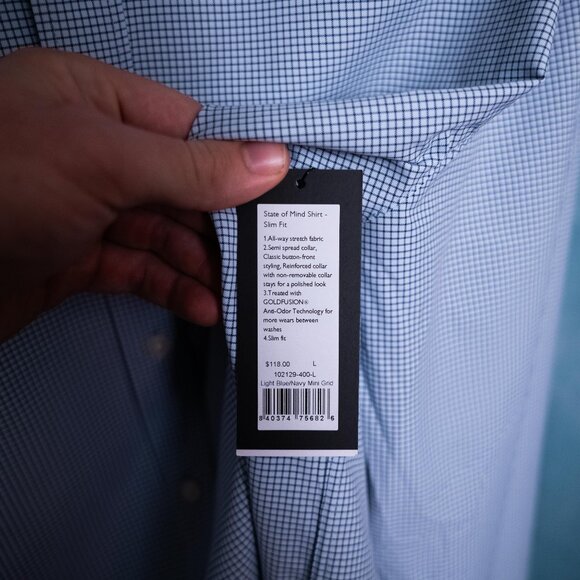 Rhone Dress Shirt Men's Size Large (BRAND NEW!) - Picture 3 of 4